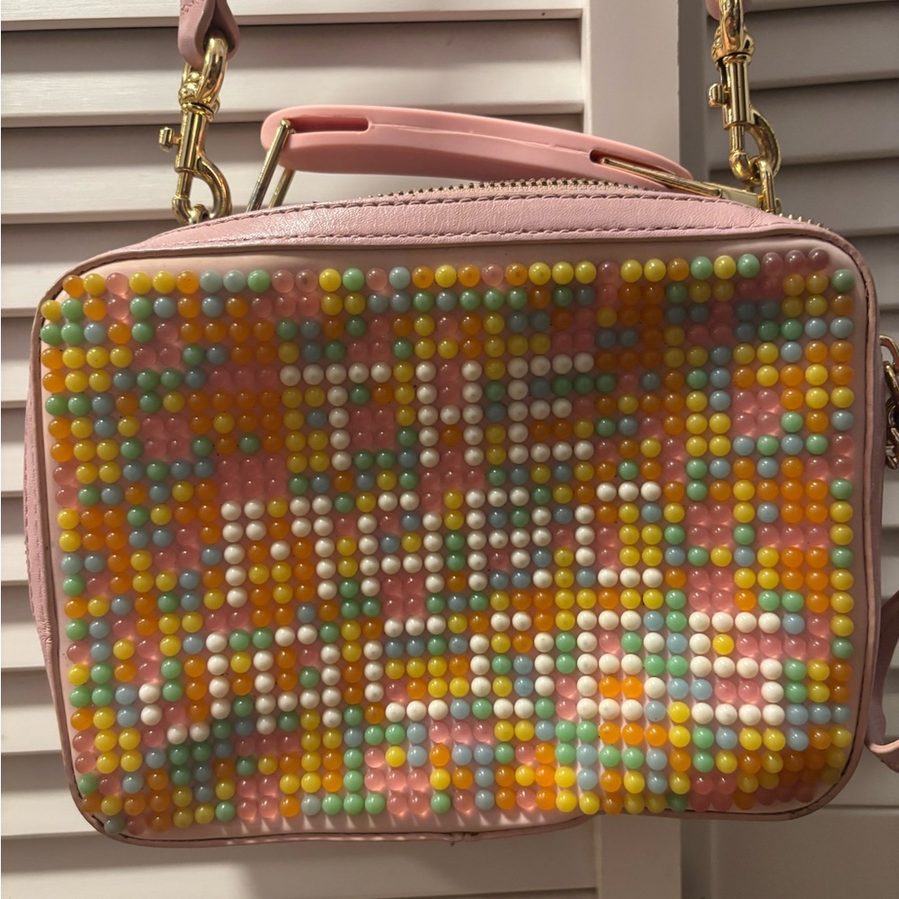 Marc Jacobs Jelly Bean Box Beaded Crossbody